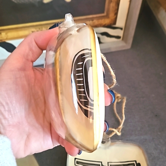 Pottery Barn glass initial ornaments Glass bubble style L, C, H - Picture 6 of 7